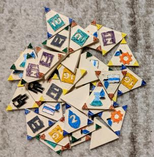 Anachrony 3d nyomtatott tokenek